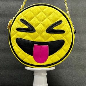 Betsey Johnson Emoji Crossbody Purse - Like New, used twice